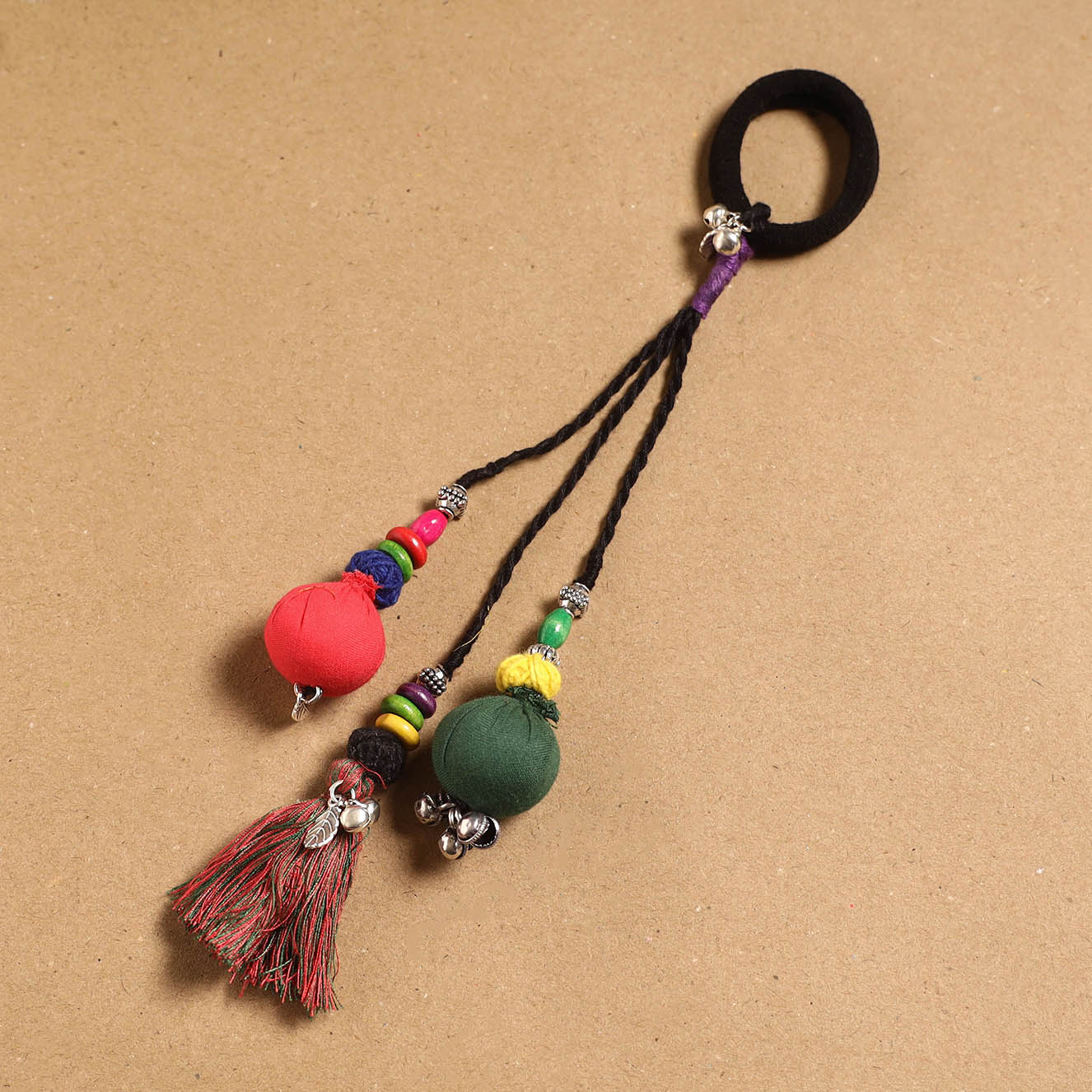 Multicolor - parandi-style hair rubber band 14 - handcrafted