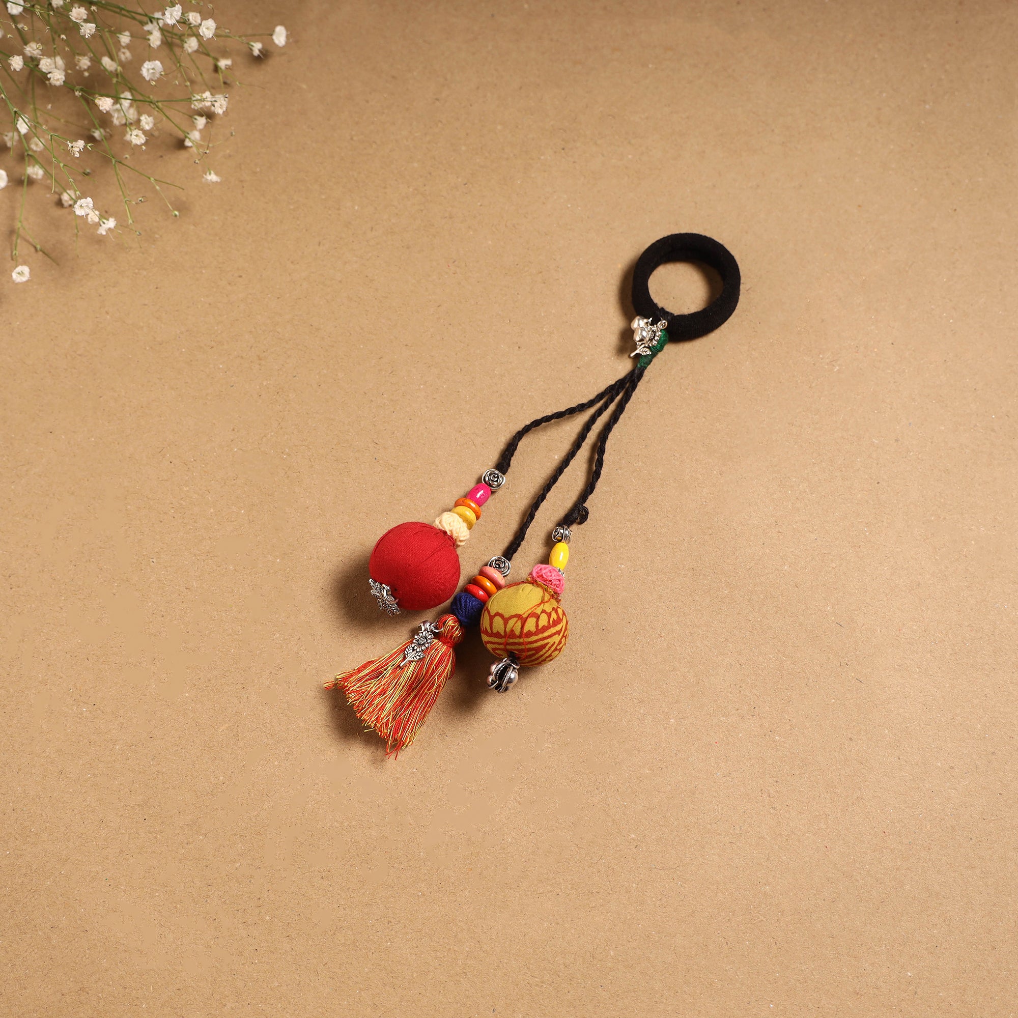 Multicolor - parandi-style hair rubber band 17 - handcrafted