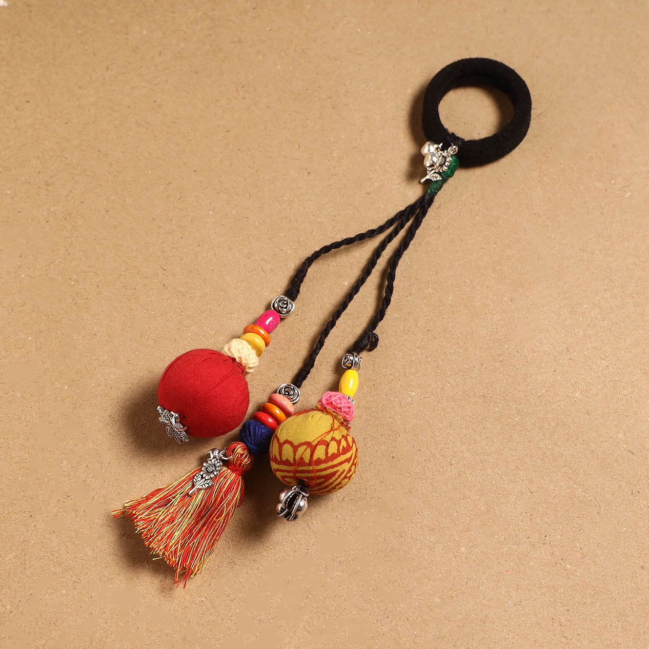 Multicolor - parandi-style hair rubber band 17 - handcrafted