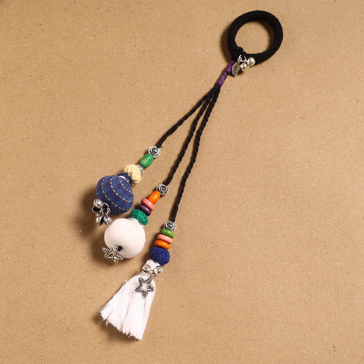 Multicolor - parandi-style hair rubber band 19 - handcrafted