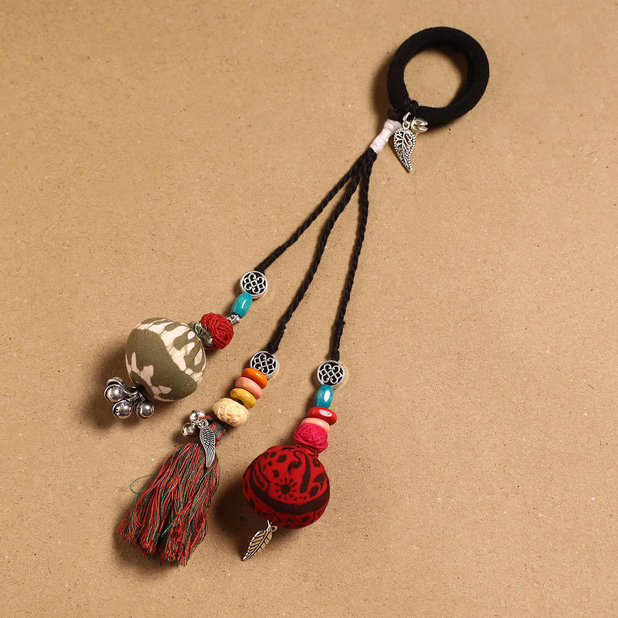 Multicolor - parandi-style hair rubber band 20 - handcrafted