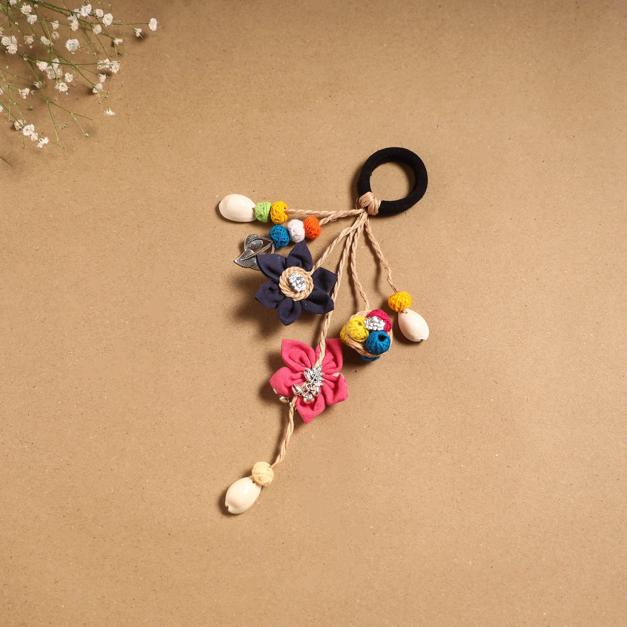 Multicolor - parandi-style hair rubber band 21 - handcrafted