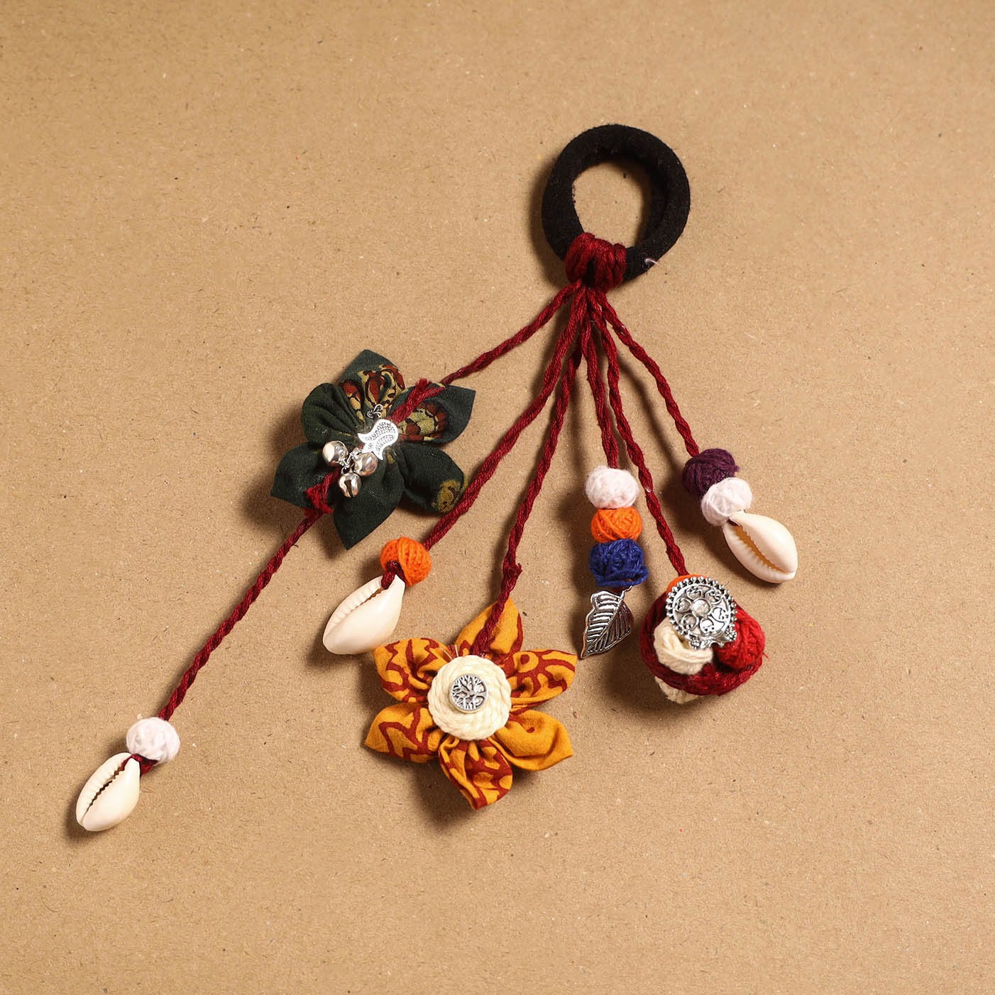 Multicolor - parandi-style hair rubber band 22 - handcrafted