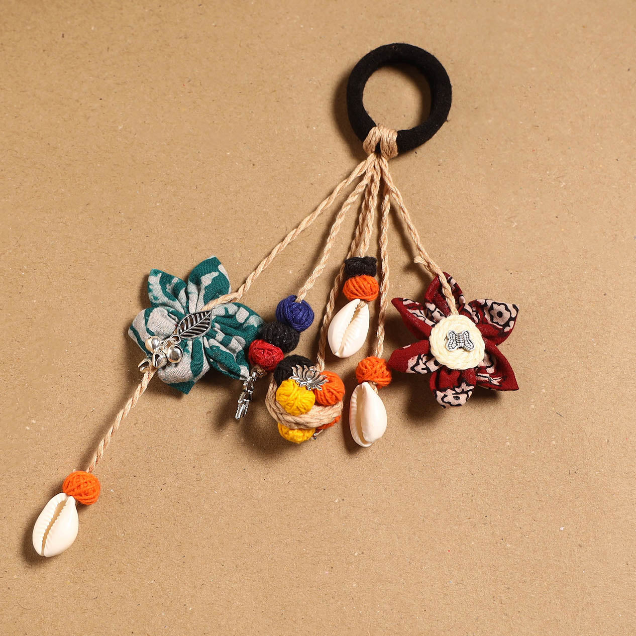 Multicolor - parandi-style hair rubber band 26 - handcrafted