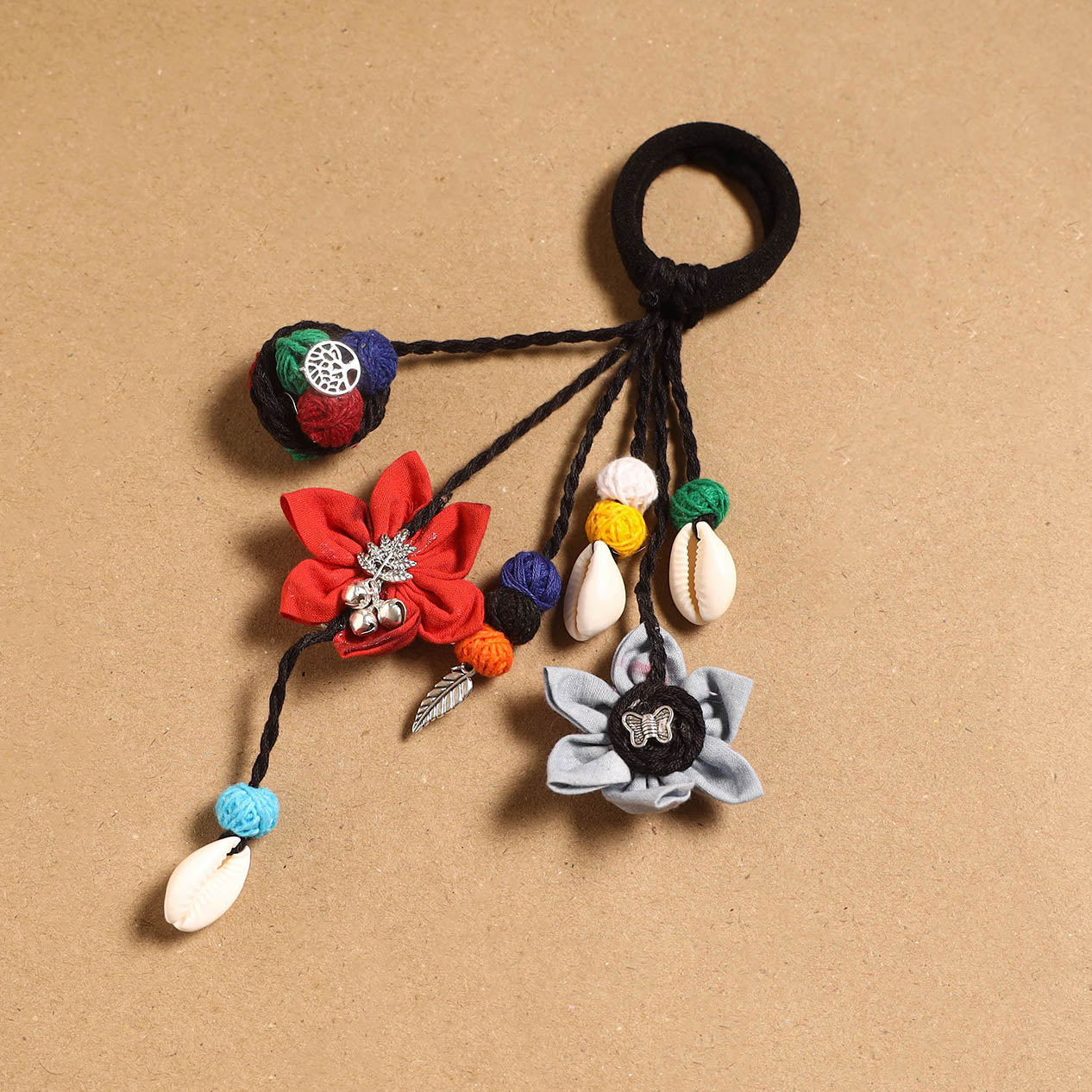 Multicolor - parandi-style hair rubber band 27 - handcrafted