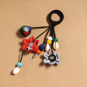 Multicolor - parandi-style hair rubber band 27 - handcrafted