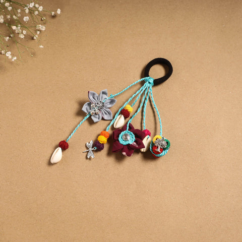 Multicolor - parandi-style hair rubber band 32 - handcrafted