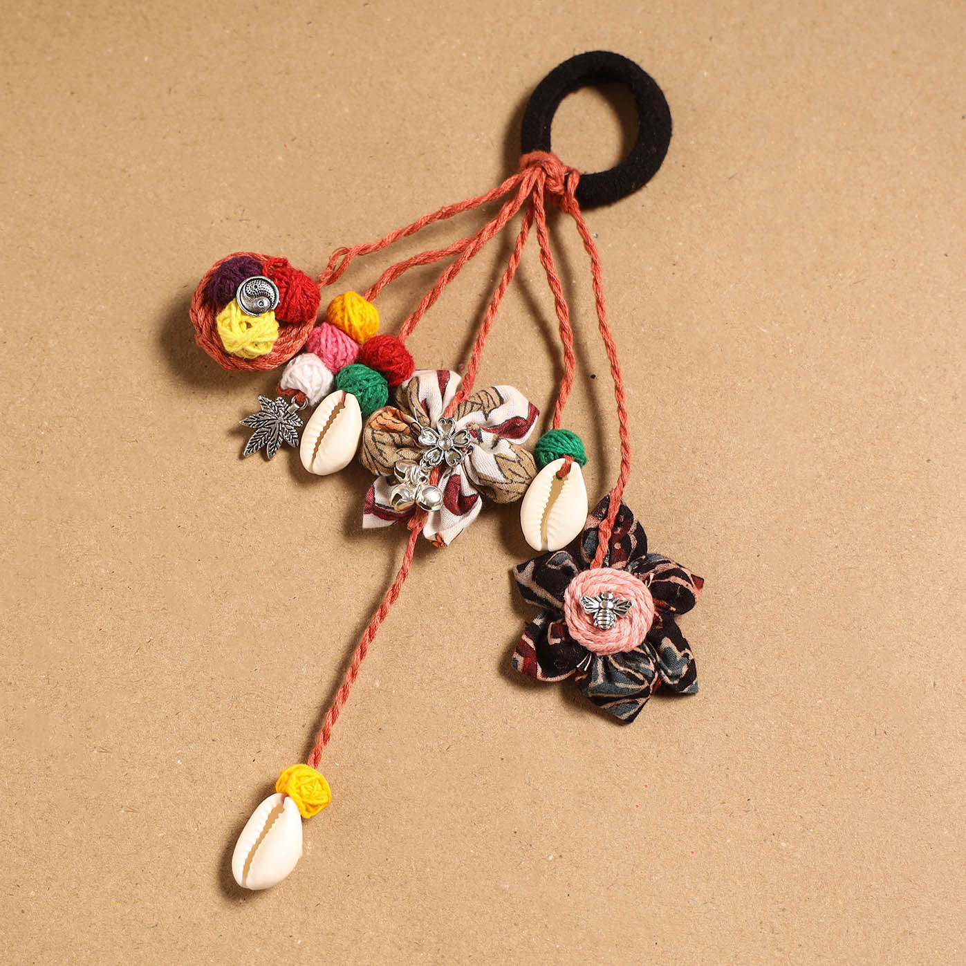 Multicolor - parandi-style hair rubber band 33 - handcrafted