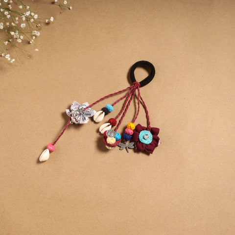 Multicolor - parandi-style hair rubber band 36 - handcrafted