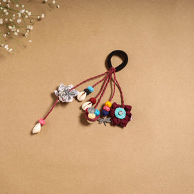 Multicolor - parandi-style hair rubber band 36 - handcrafted