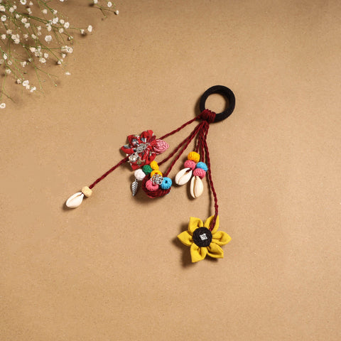 Multicolor - parandi-style hair rubber band 39 - handcrafted