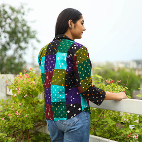 Buy Multicolor Patchwork Bandhani Women's Jacket