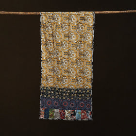 Patchwork cotton hand bagru stole 07 - handcrafted