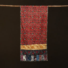 Patchwork cotton hand bagru stole 10 - handcrafted