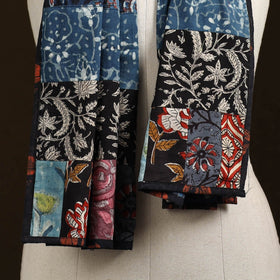 Patchwork cotton hand bagru stole 13 - handcrafted