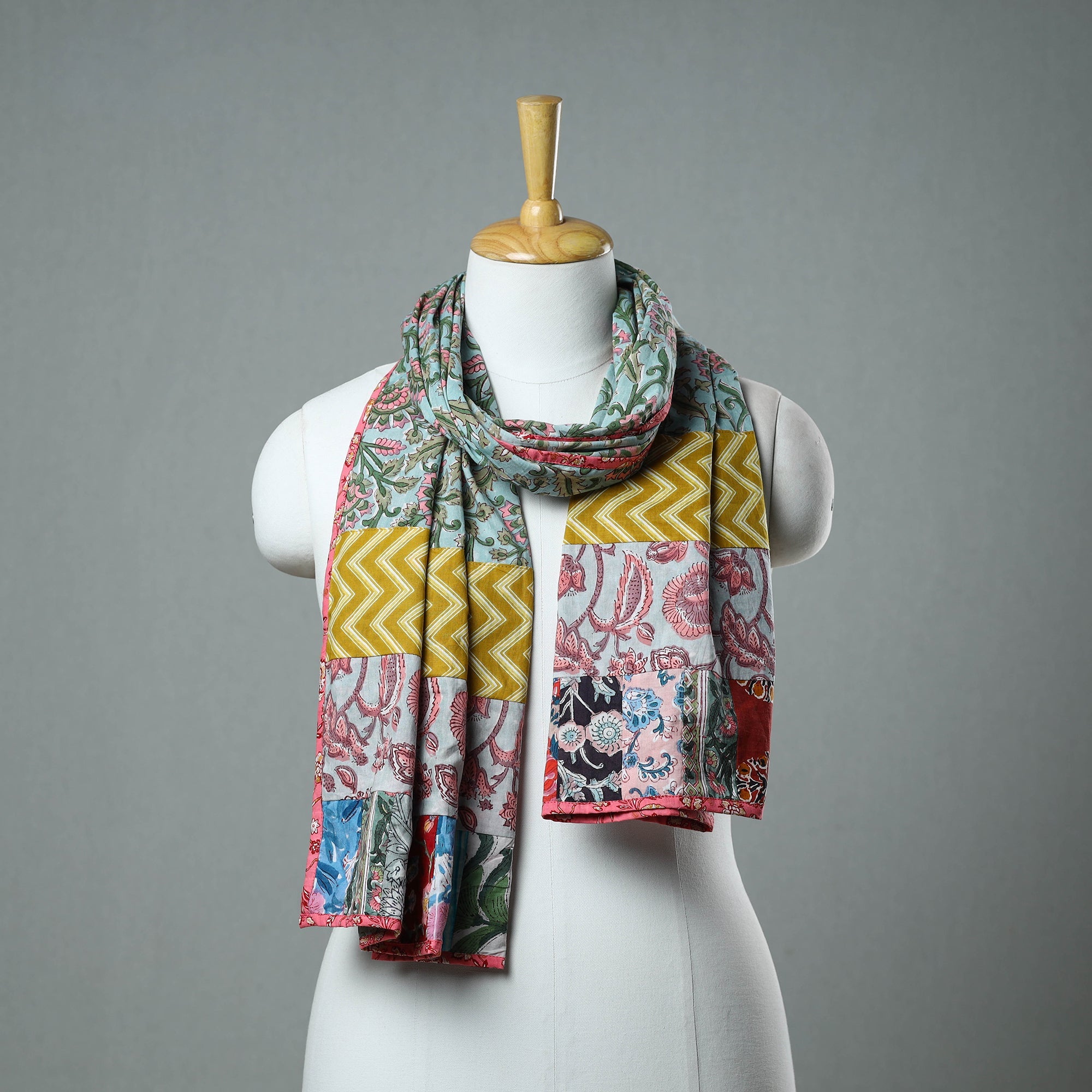 Shop handcrafted Sanganeri Stole of Sanganer Online