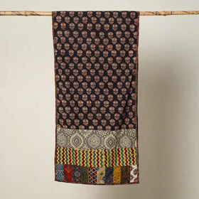 Buy Patchwork Cotton Stole in Ajrakh Block Prints 