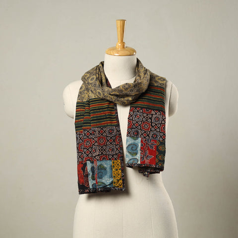Multicolor - patchwork cotton stole 18 - handcrafted