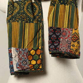 Multicolor - patchwork cotton stole 25 - handcrafted