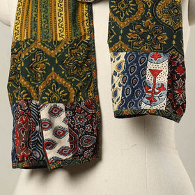 Multicolor - patchwork cotton stole 27 - handcrafted