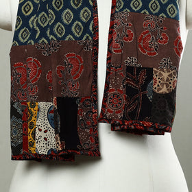  Patchwork Cotton Stole in Ajrakh Block Prints 20 Online at iTokri.com