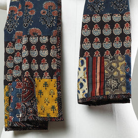  Patchwork Cotton Stole in Ajrakh Block Prints 49 