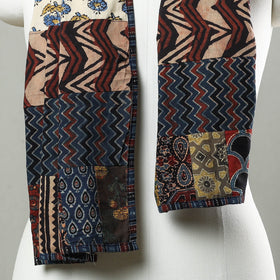Multicolor - patchwork cotton stole in prints 01