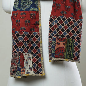 Multicolor - patchwork cotton stole in prints 13