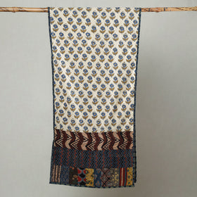  Patchwork Cotton Stole in Ajrakh Block Prints 21 Online at iTokri.com