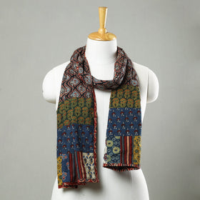 Multicolor - patchwork cotton stole in prints 22