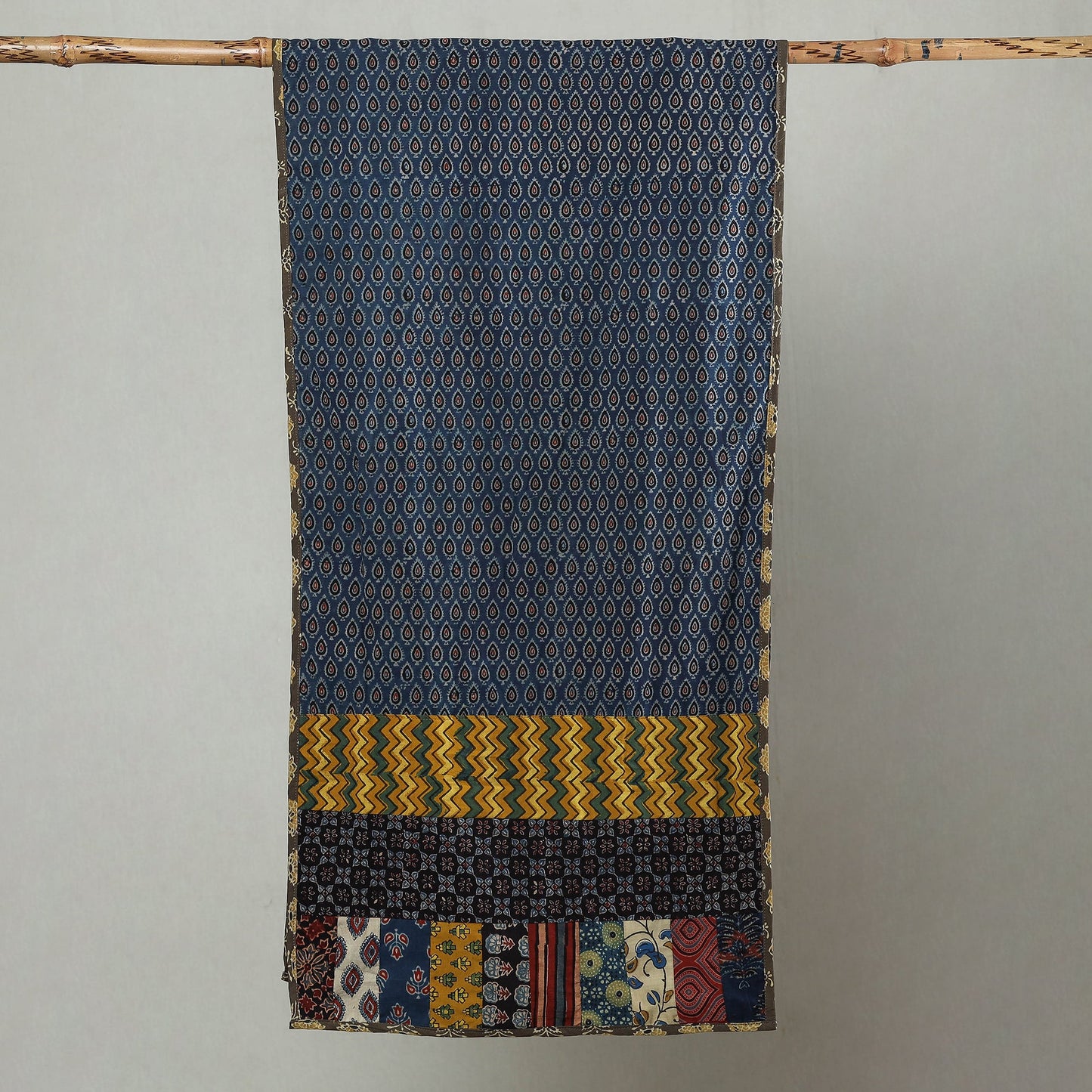 Multicolor - patchwork cotton stole in prints 23