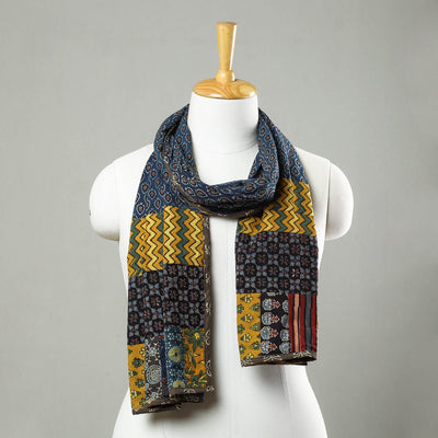 Multicolor - patchwork cotton stole in prints 23
