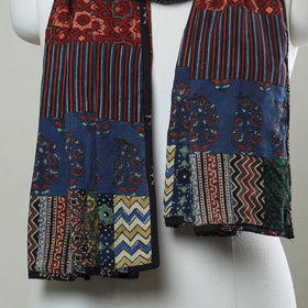Multicolor - patchwork cotton stole in prints 24