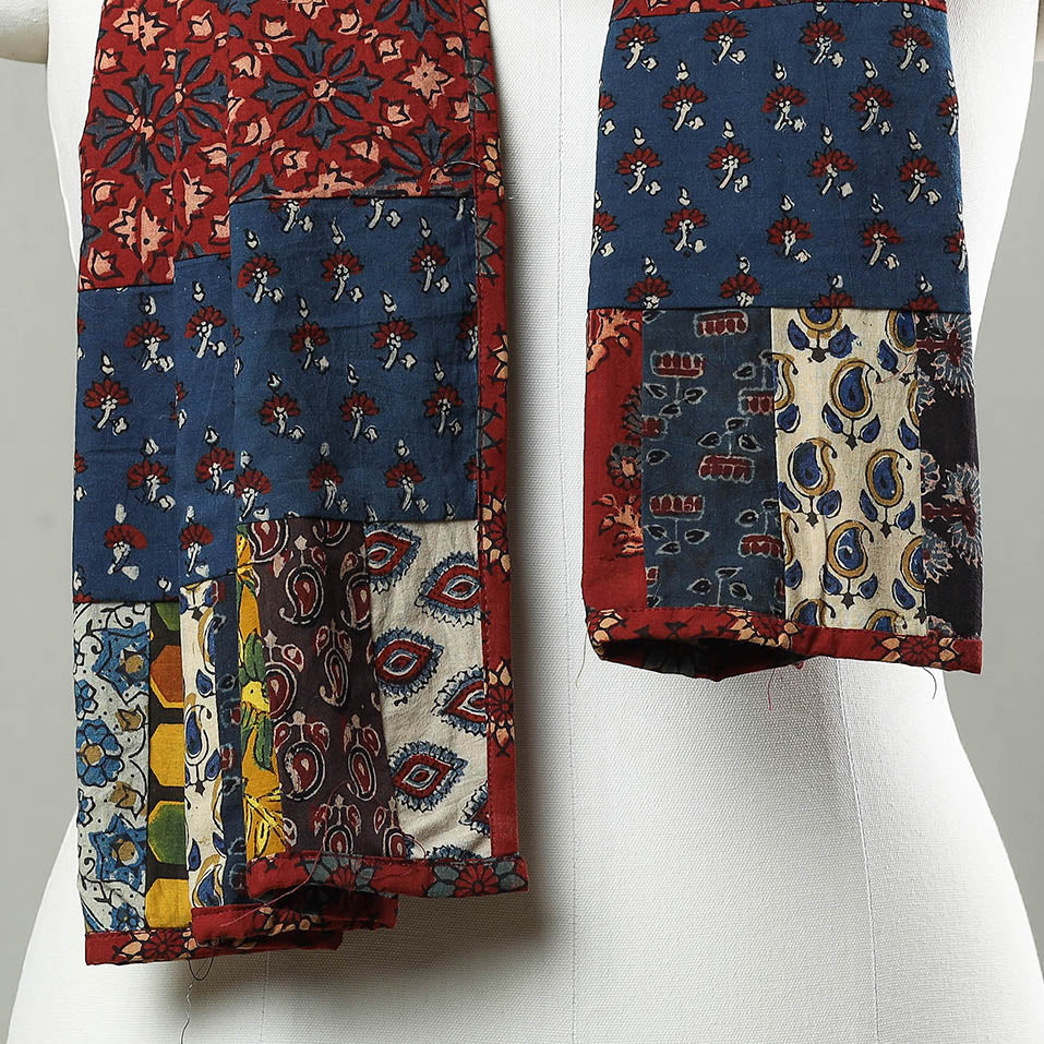 Multicolor - patchwork cotton stole in prints 26