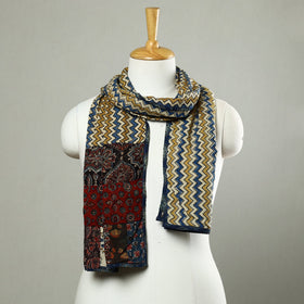 Multicolor - patchwork cotton stole in prints 28