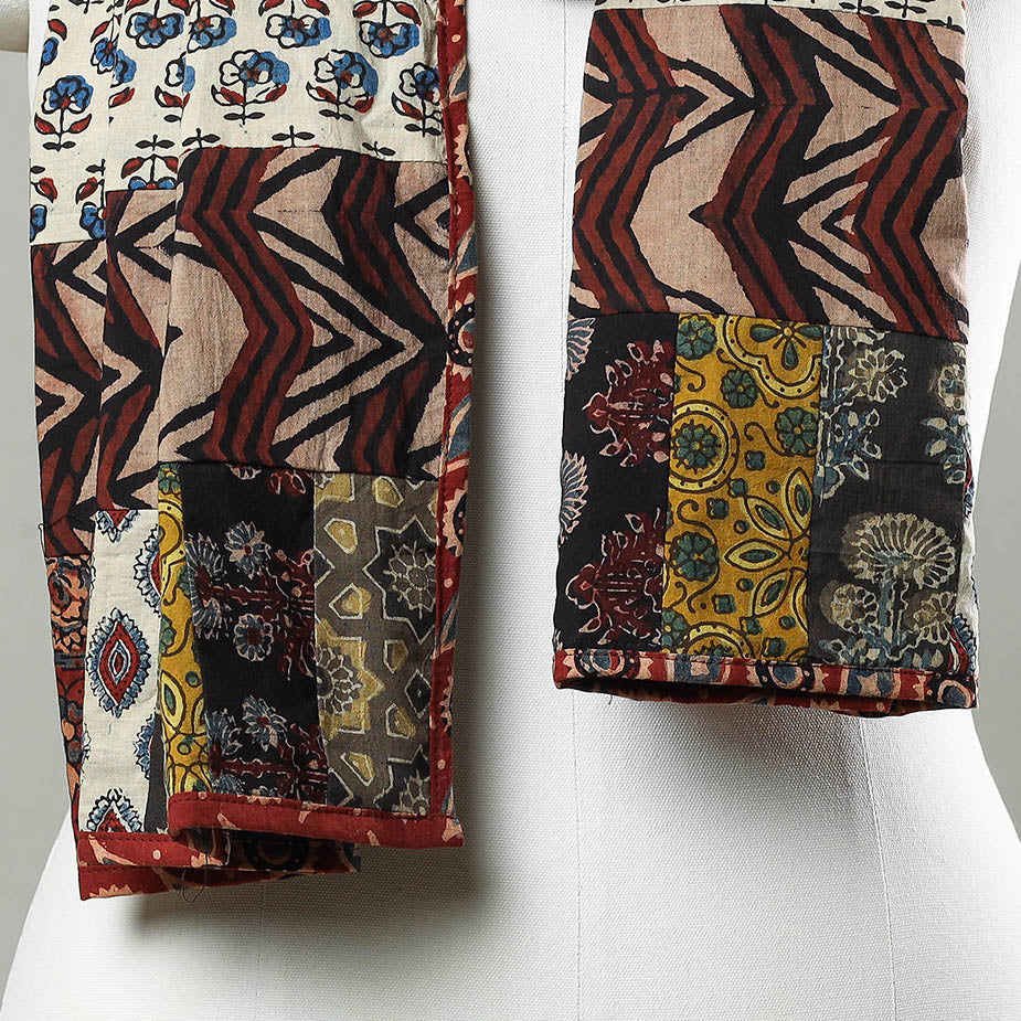 Multicolor - patchwork cotton stole in prints 29