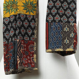 Multicolor - patchwork cotton stole in prints 35