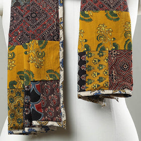 Multicolor - patchwork cotton stole in prints 36