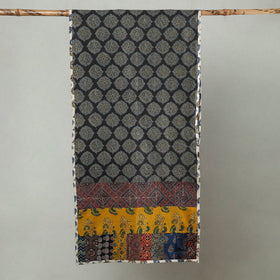 Multicolor - patchwork cotton stole in prints 36