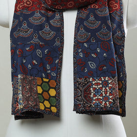 Multicolor - patchwork cotton stole in prints 39