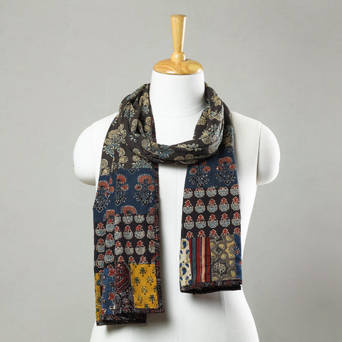  Patchwork Cotton Stole in Ajrakh Block Prints 49 