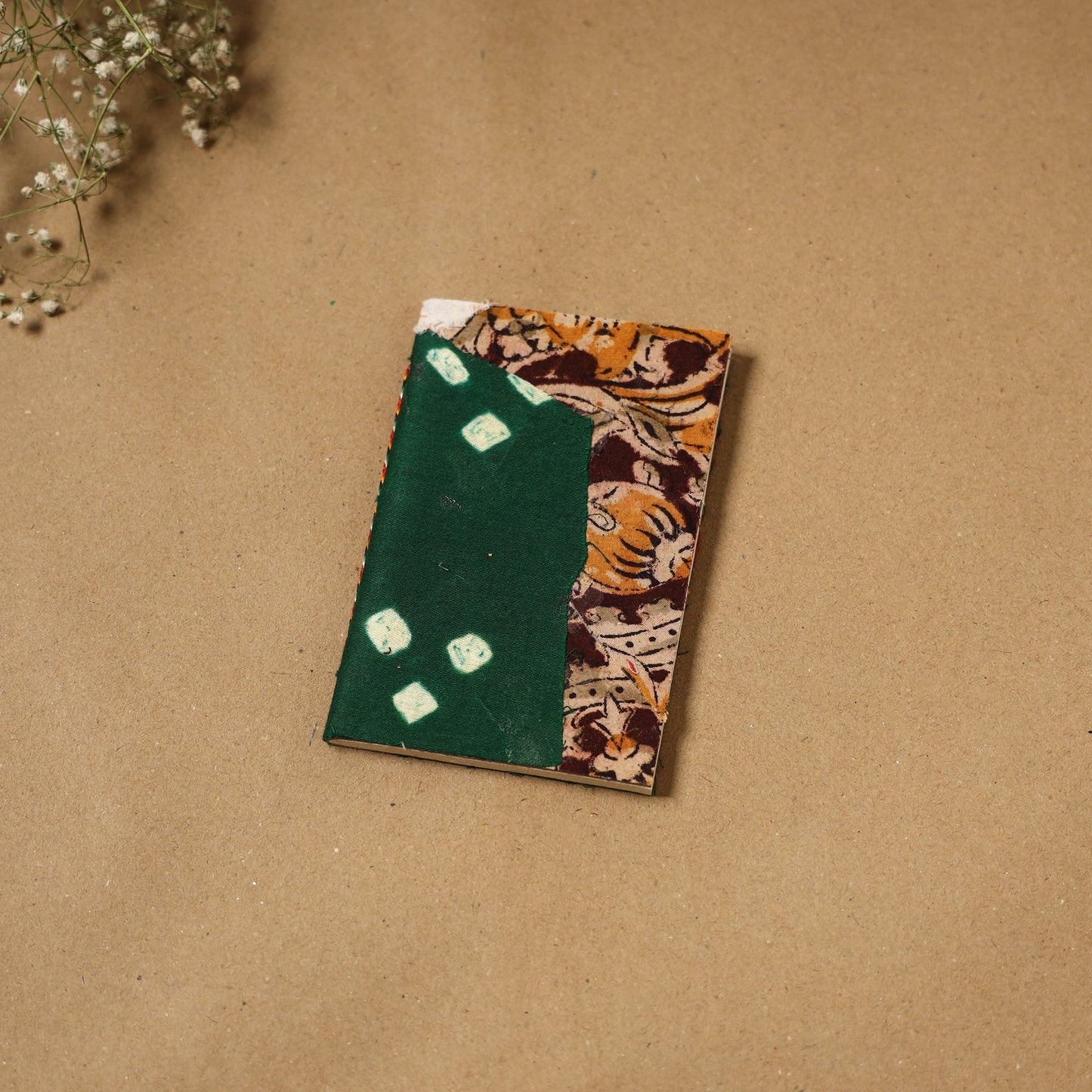 Patchwork fabric cover handmade paper notebook 101