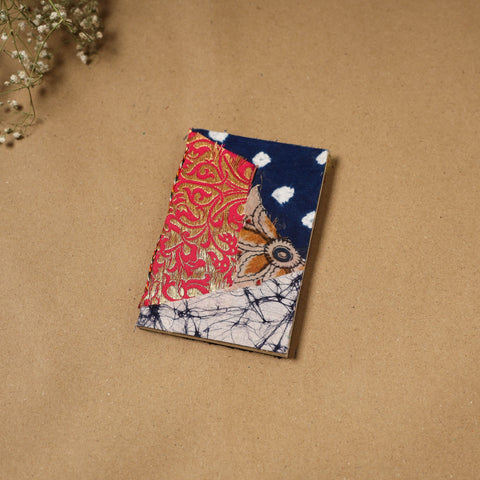 Patchwork fabric cover handmade paper notebook 104