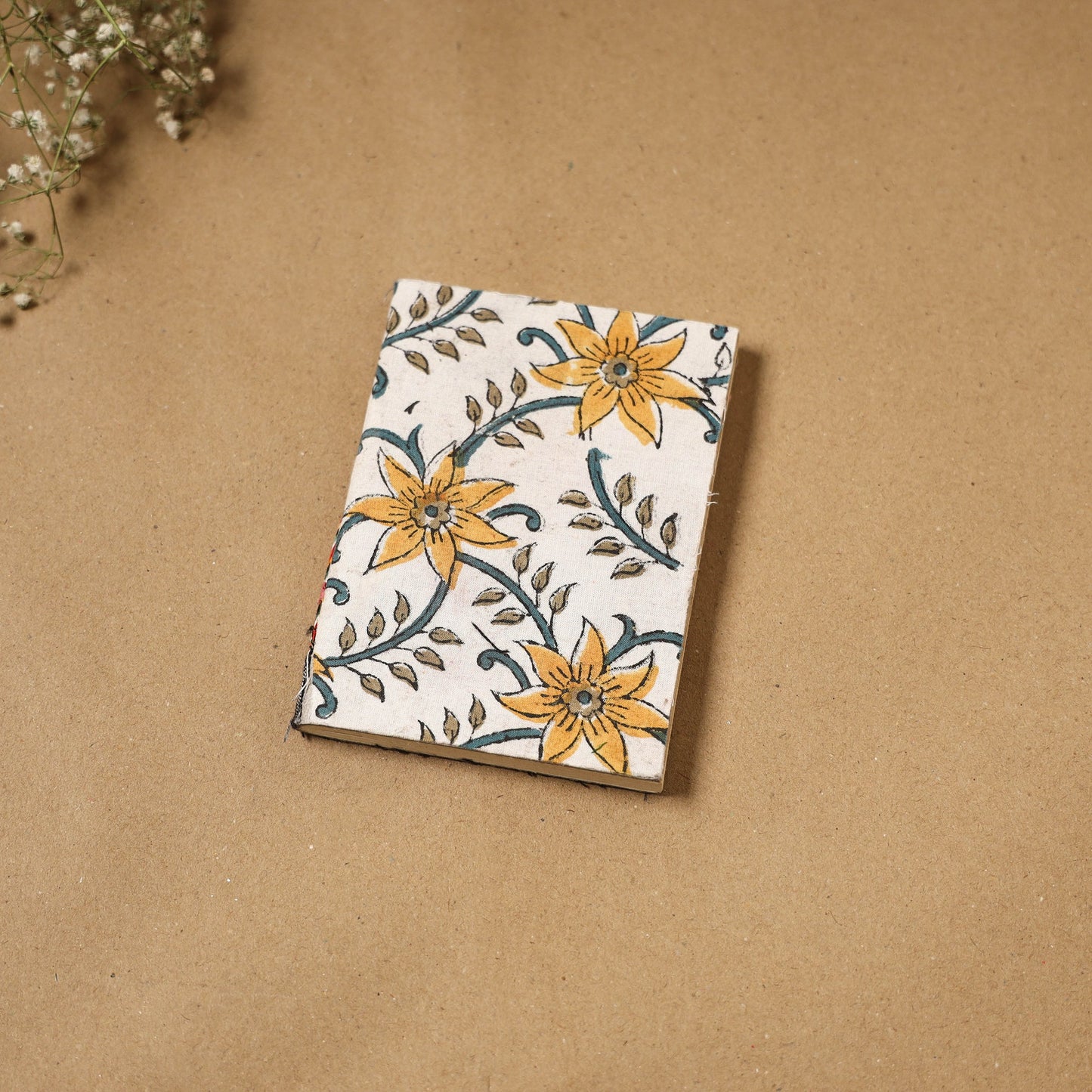 Patchwork fabric cover handmade paper notebook 106