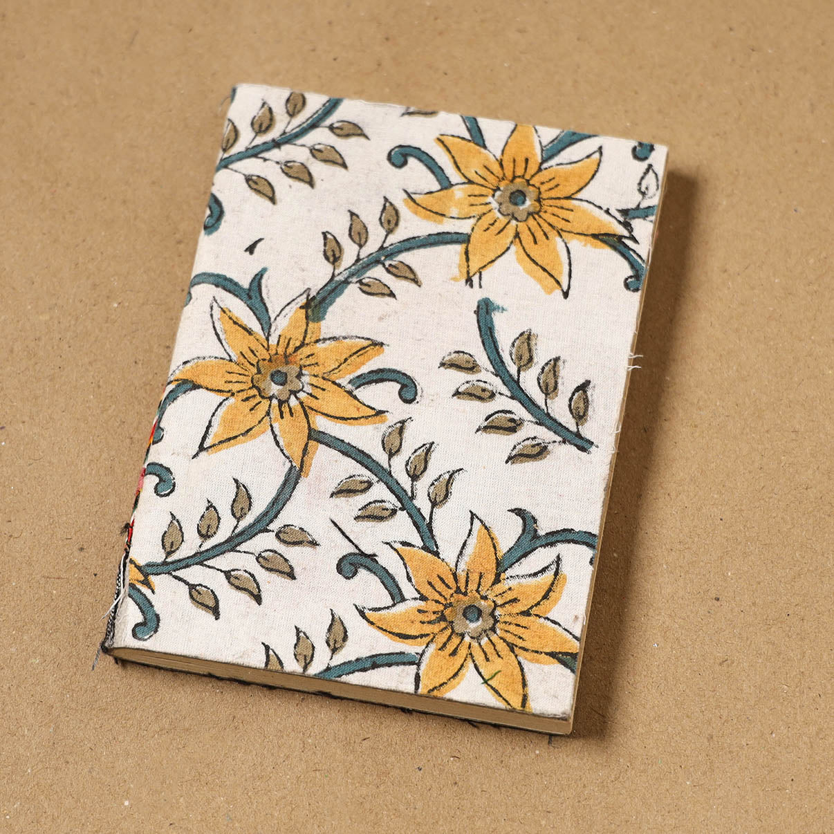 Patchwork fabric cover handmade paper notebook 106