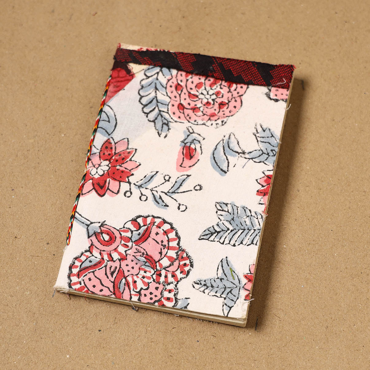 Patchwork fabric cover handmade paper notebook 108