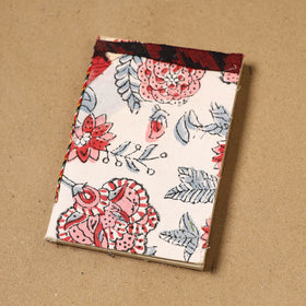 Patchwork fabric cover handmade paper notebook 108
