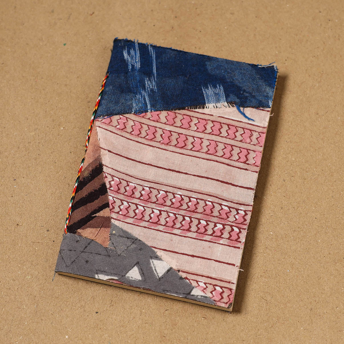 Patchwork fabric cover handmade paper notebook 110