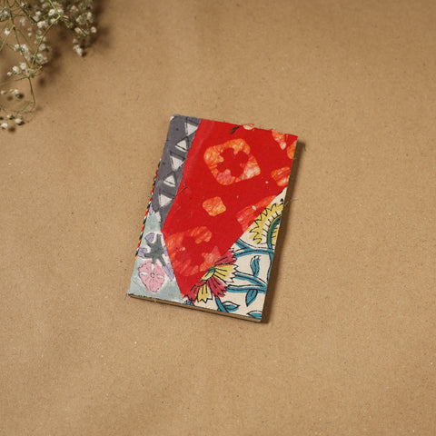 Patchwork fabric cover handmade paper notebook 111