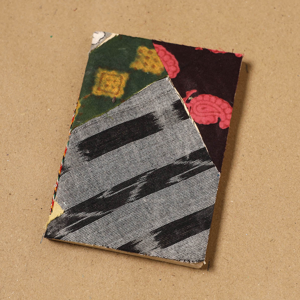 Patchwork fabric cover handmade paper notebook 112